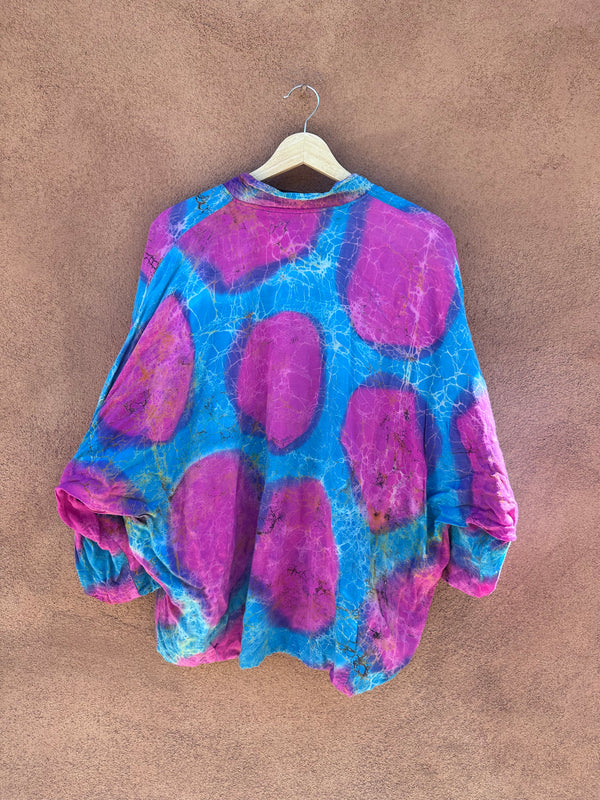 Reversible Black and Pink/Purple/Blue Jacket