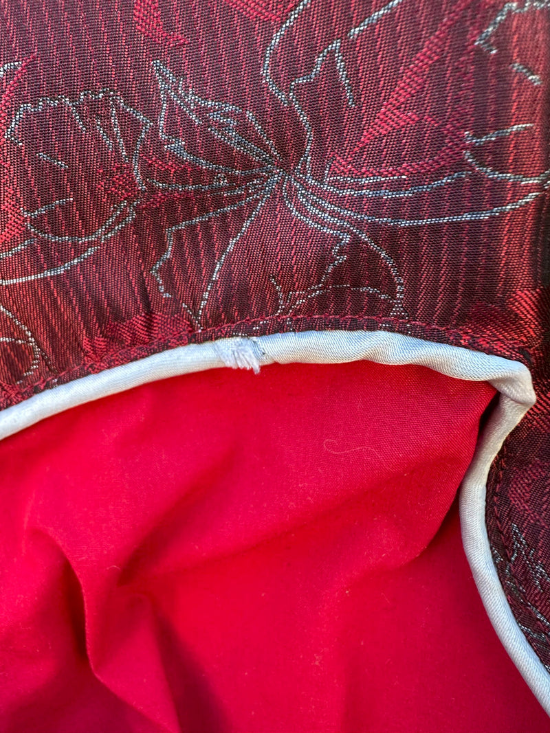 Red Ace of Diamonds Western Shirt with Satin Detail