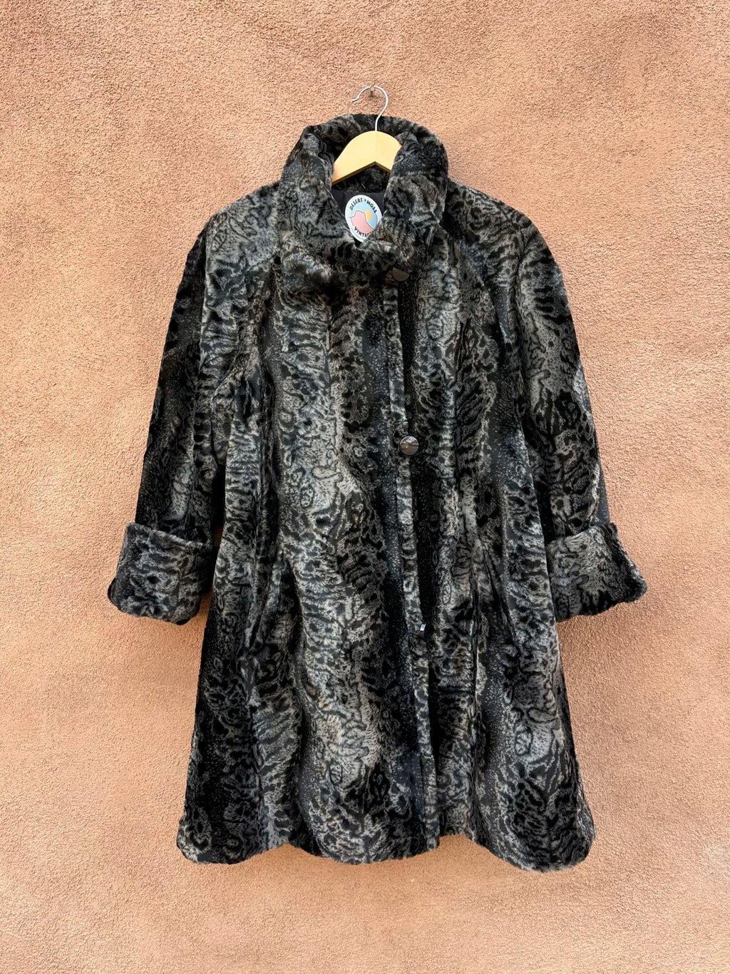 Vintage Nana Creations Reversible Faux Jaguar Fur Coat – DESERT
