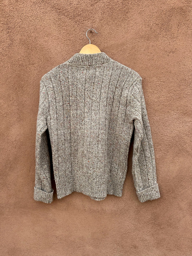 London Fog Outdoor Unlimited Wool Confetti Sweater - Made in USA