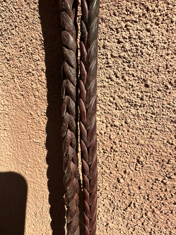 Western Cord Leather Belt