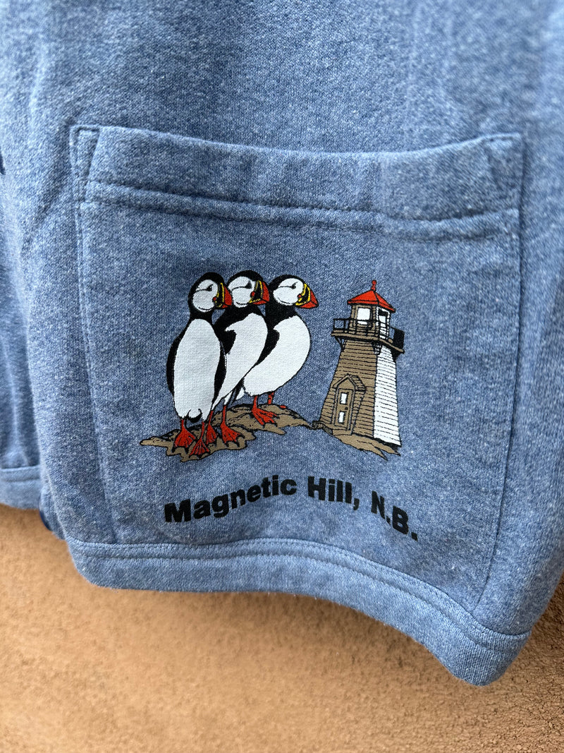 Magnetic Hill New Brunswick Canada Sweatshirt Cardigan