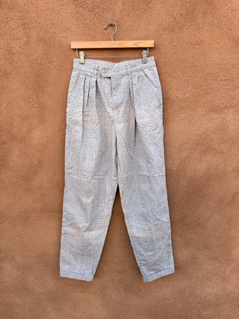 1980's Bugle Boy New Wave Slacks - 29M