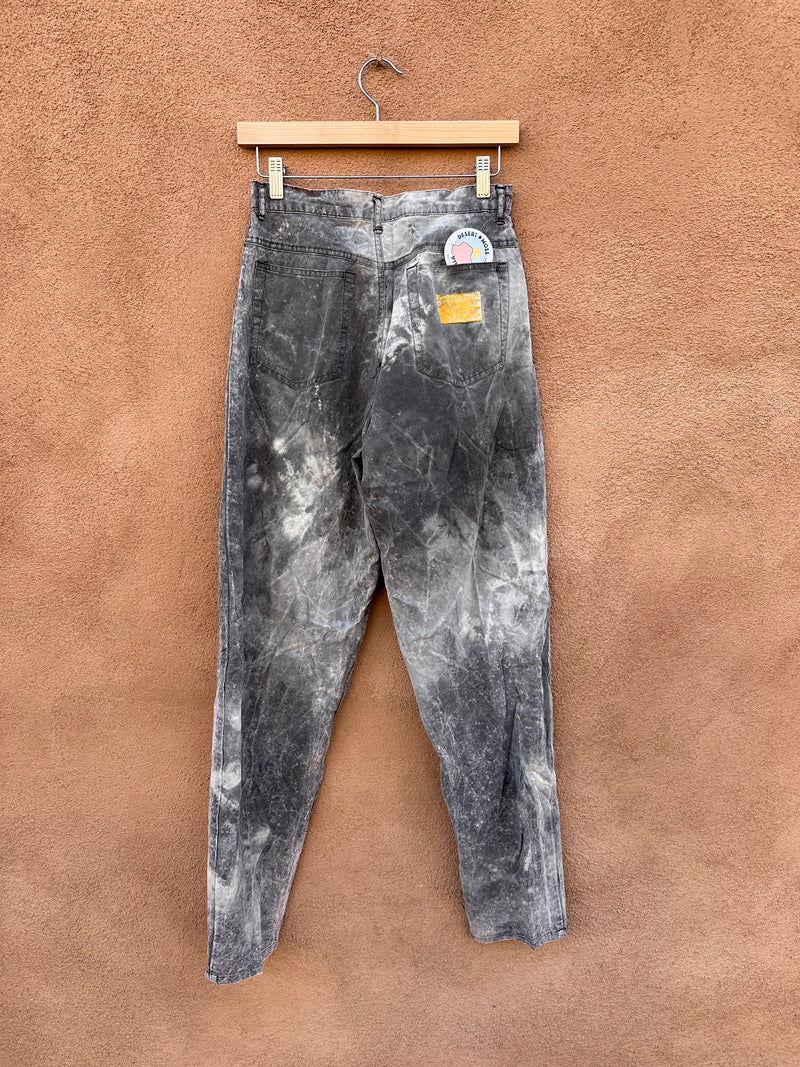 80's Acid Wash Cotton Slacks - 29