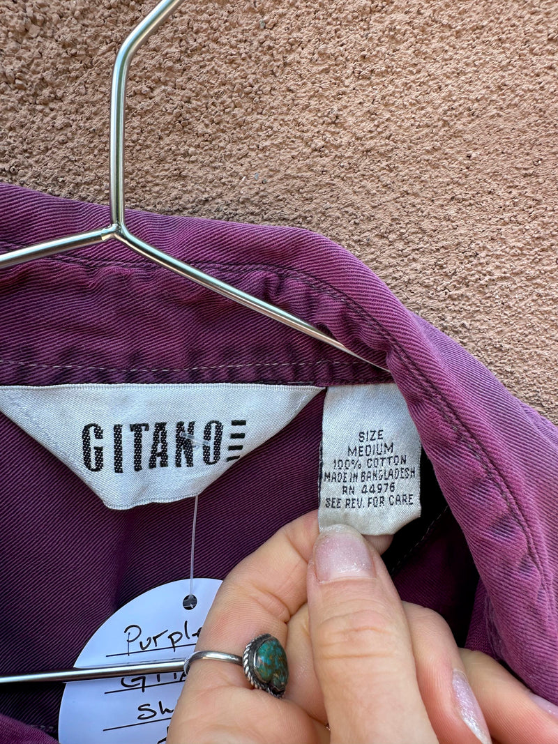 Purple 80's Gitano Shirt