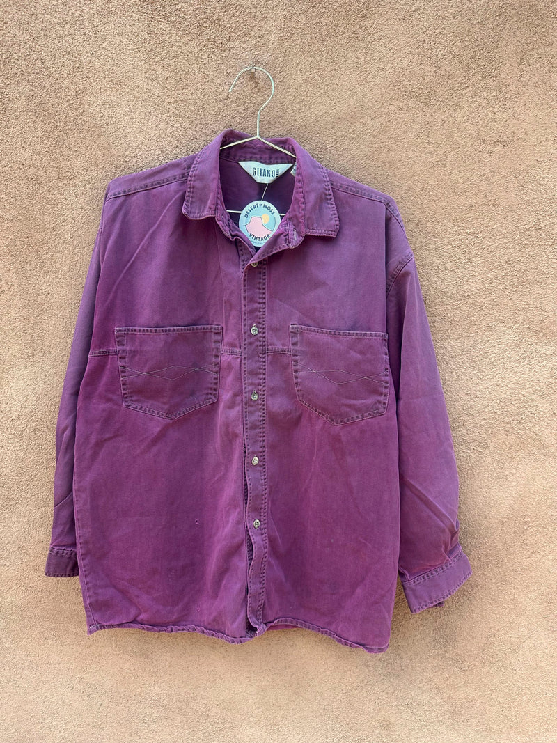 Purple 80's Gitano Shirt