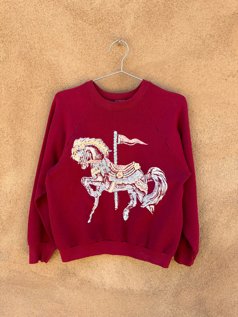 89 Carousel Horse Sweatshirt
