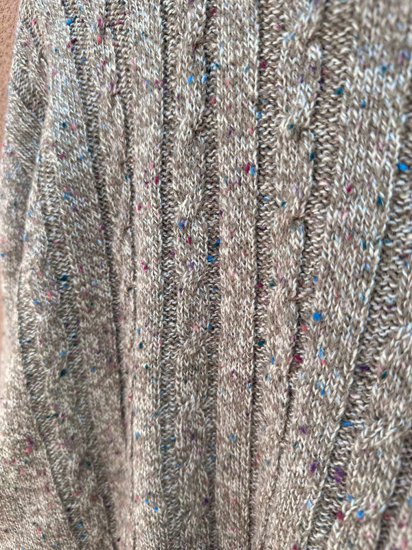 Fisherman Knit Confetti Wool Jantzen Sweater