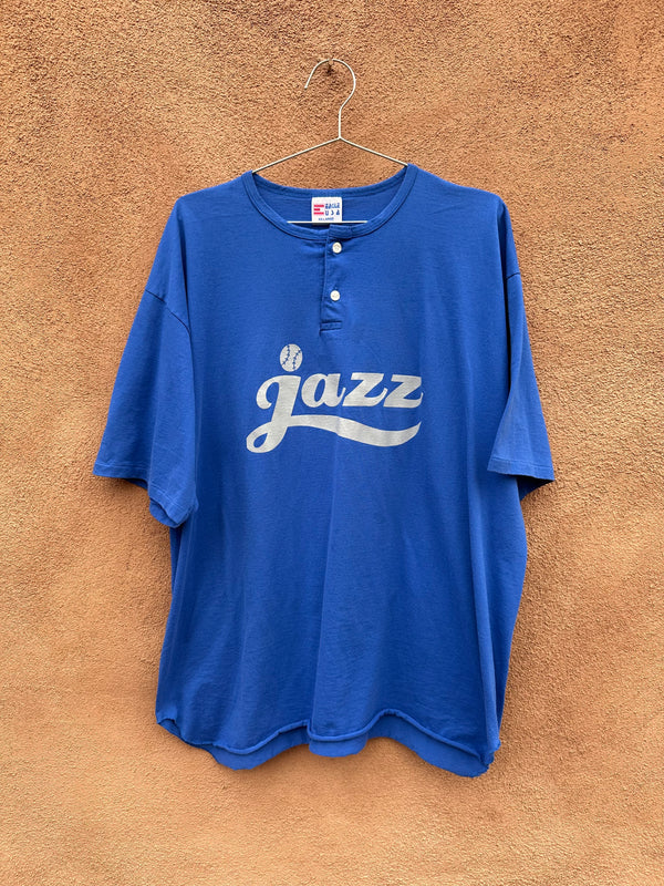 Jazz Baseball Henley T-shirt - as is