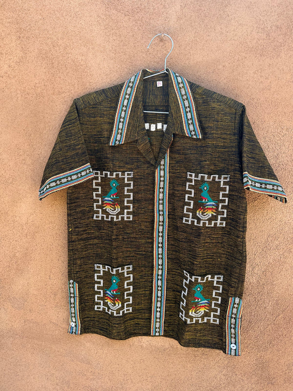 1960's Short Sleeve Guatemalan Textile Shirt