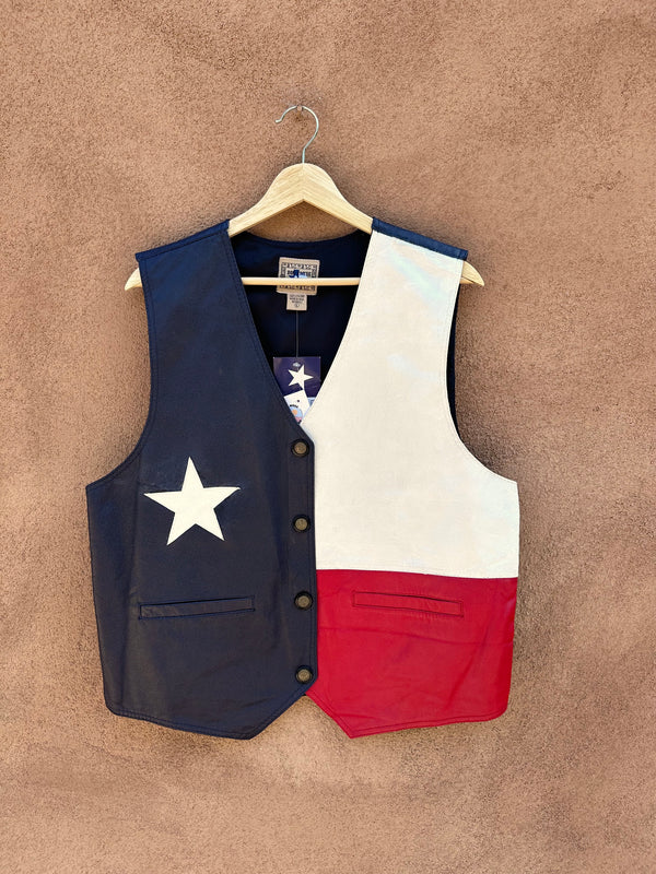 Don't Mess with Texas Leather Vest
