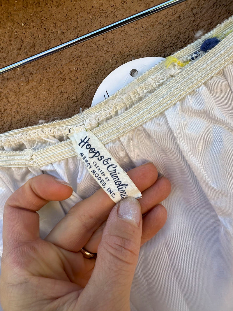 Hoops & Crinolines 1950's Acetate Slip