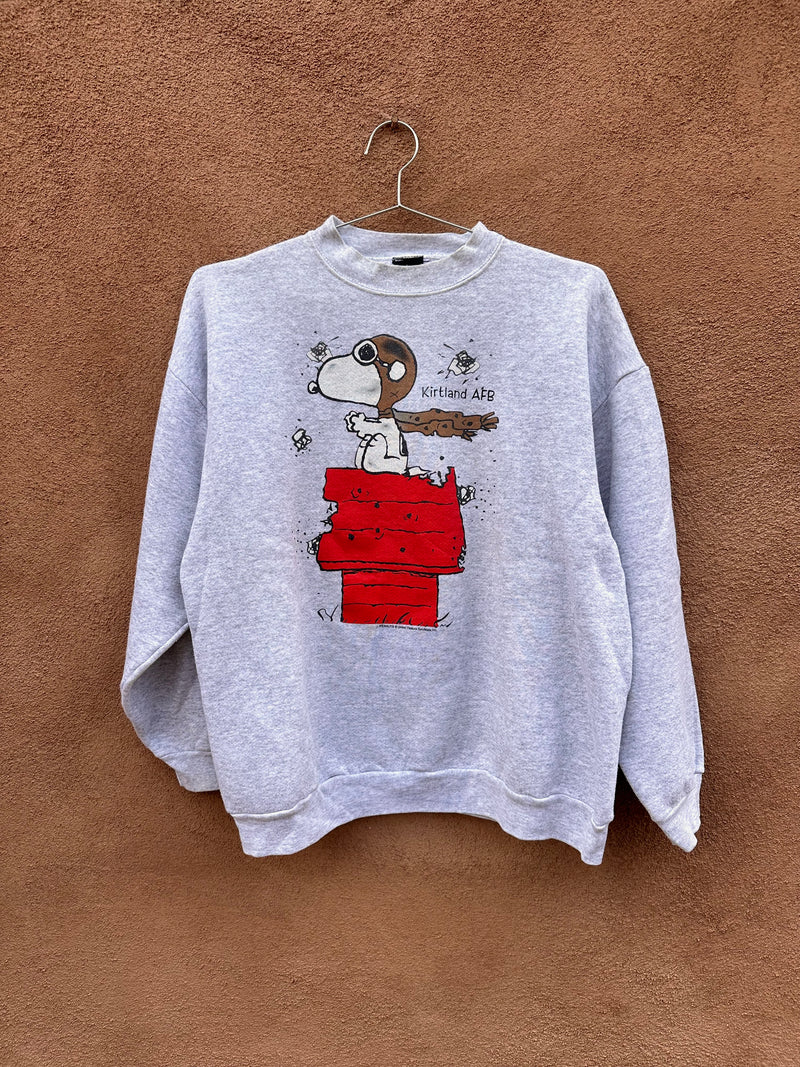 80's Snoopy Baron KAFB Sweatshirt - Kirtland Air Force Base