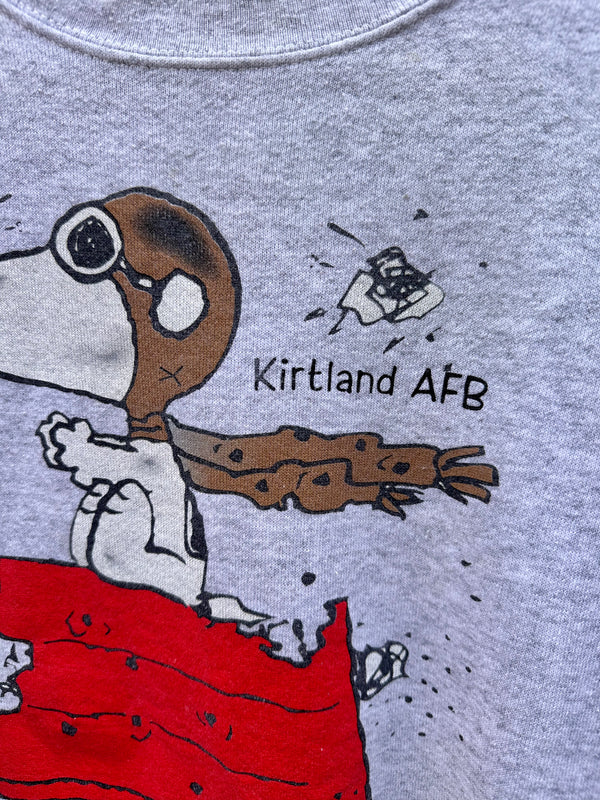 80's Snoopy Baron KAFB Sweatshirt - Kirtland Air Force Base