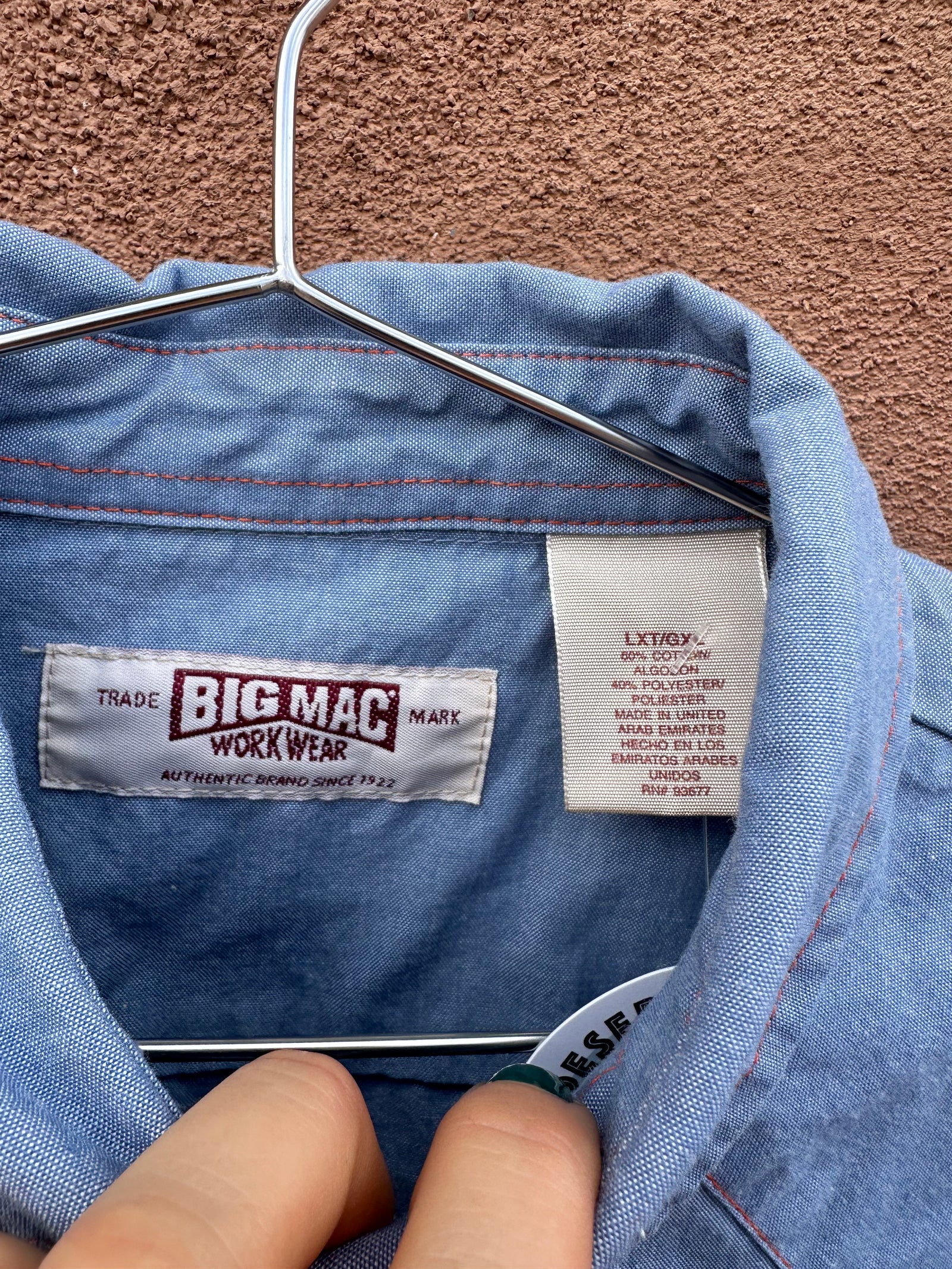 Vintage Big Mac Workwear Short Sleeve Shirt - X Tall – DESERT MOSS