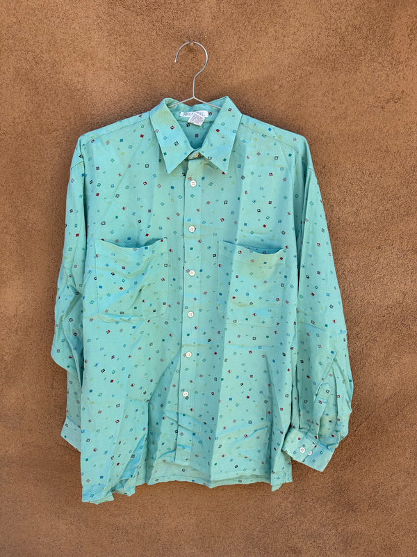 Abstract Confetti Re-Union Rayon Shirt