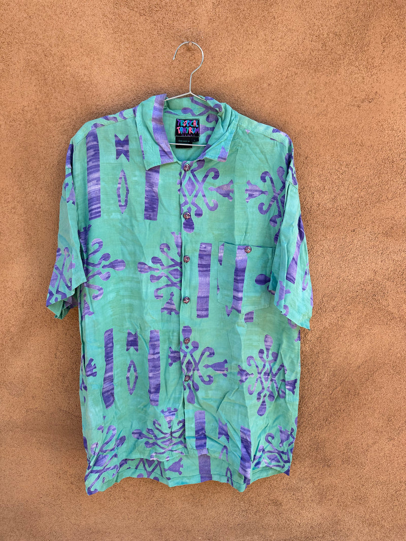 Tropical Tantrum Rayon Tiki Shirt
