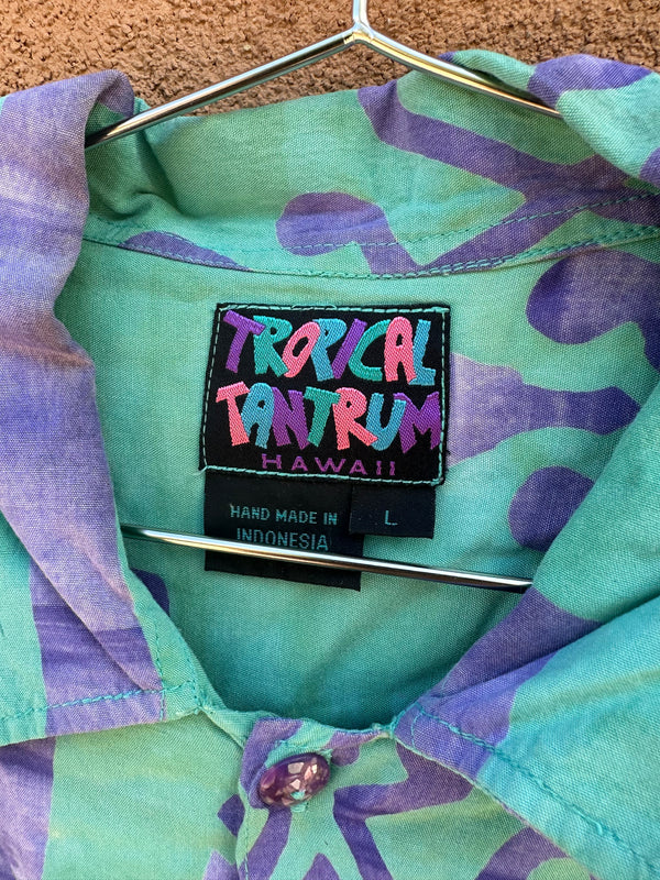 Tropical Tantrum Rayon Tiki Shirt