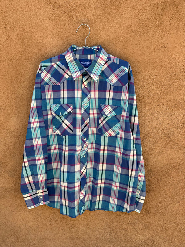 Pastel Plaid Wrangler Shirt