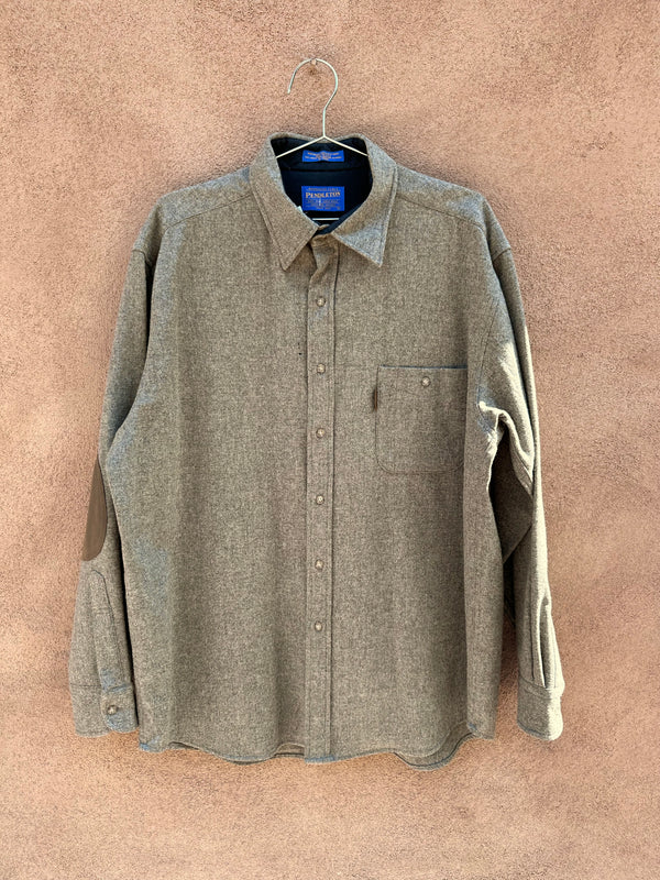 Mauve Pendleton Wool Shirt with Elbow Patches - as is