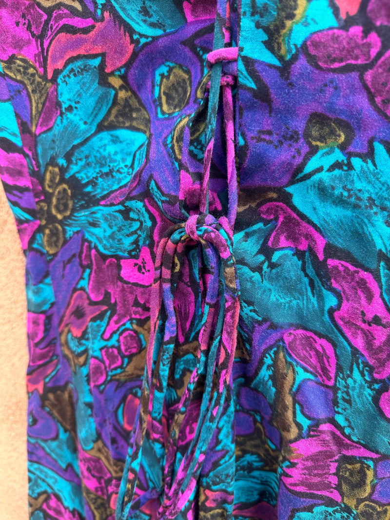 Joni Blair 80's Mini Dress with Lace Back