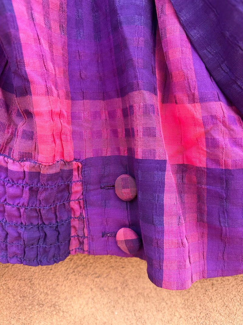 80's Pink & Purple Weathervane Blazer