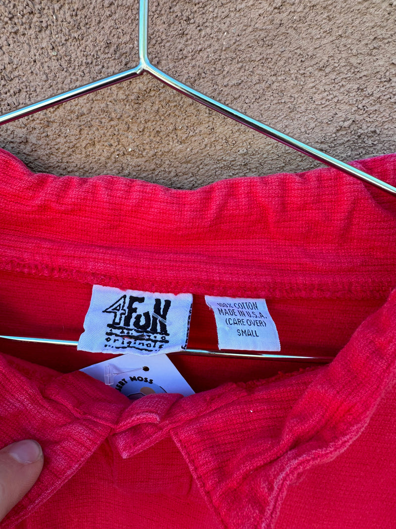 Red Sweatshirt with Indigenous Peoples