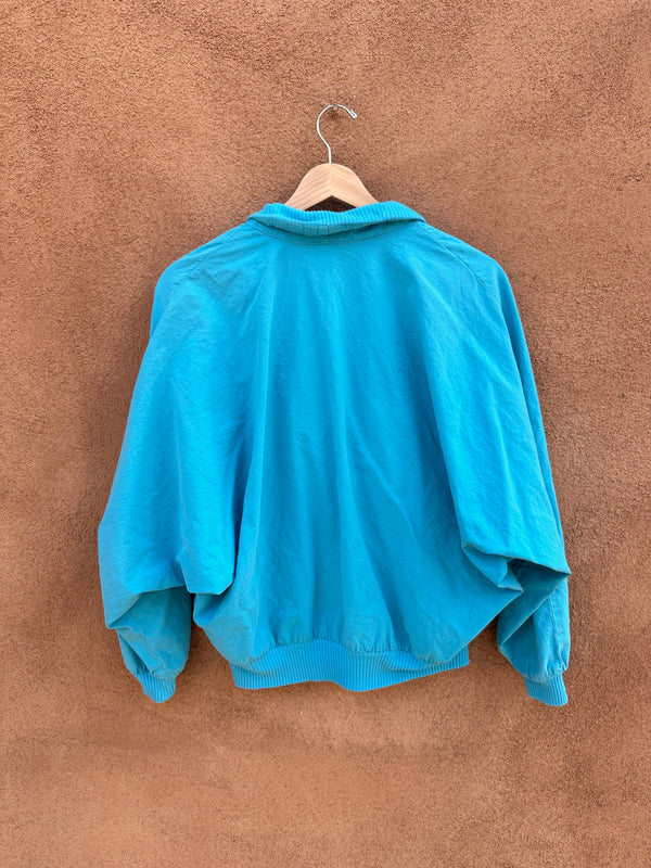 80's Sky Blue Cropped Blazer - as is