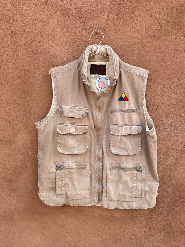 1980's Multipocket Safari Vest - as is