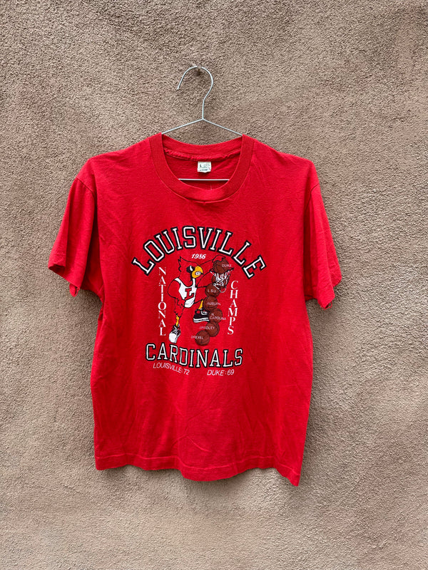 1986 Louisville Cardinals National Champs Tee
