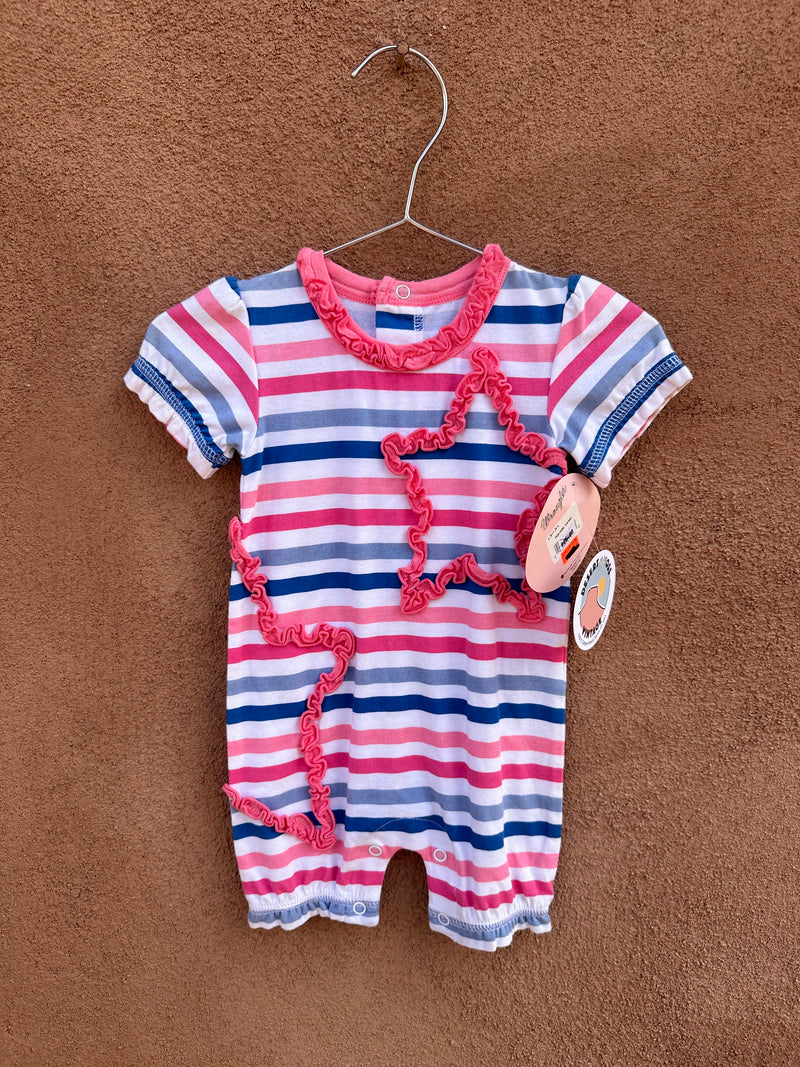 Wrangler Baby Stars Striped Onesie