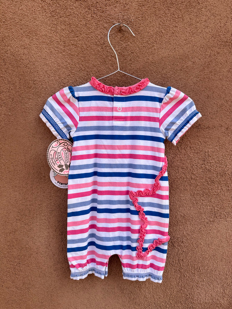 Wrangler Baby Stars Striped Onesie