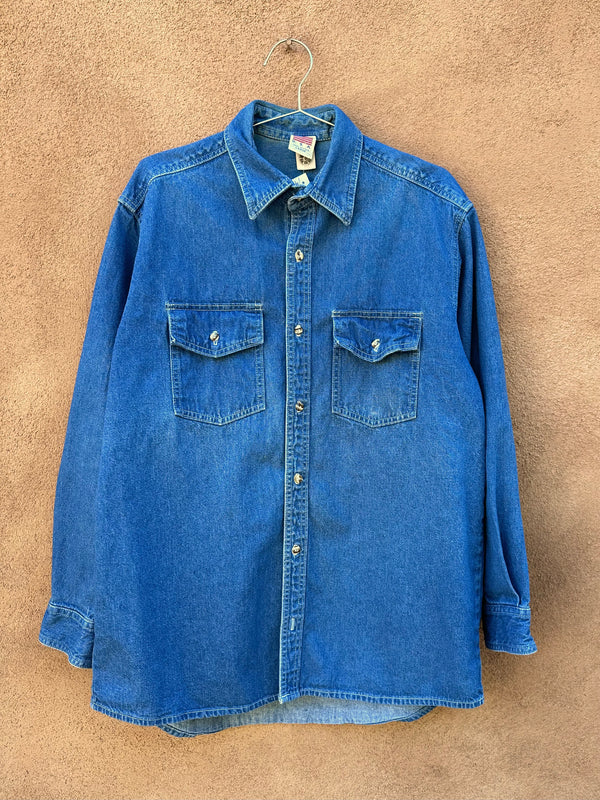 Embossed New Mexico Denim Shirt - Union Made