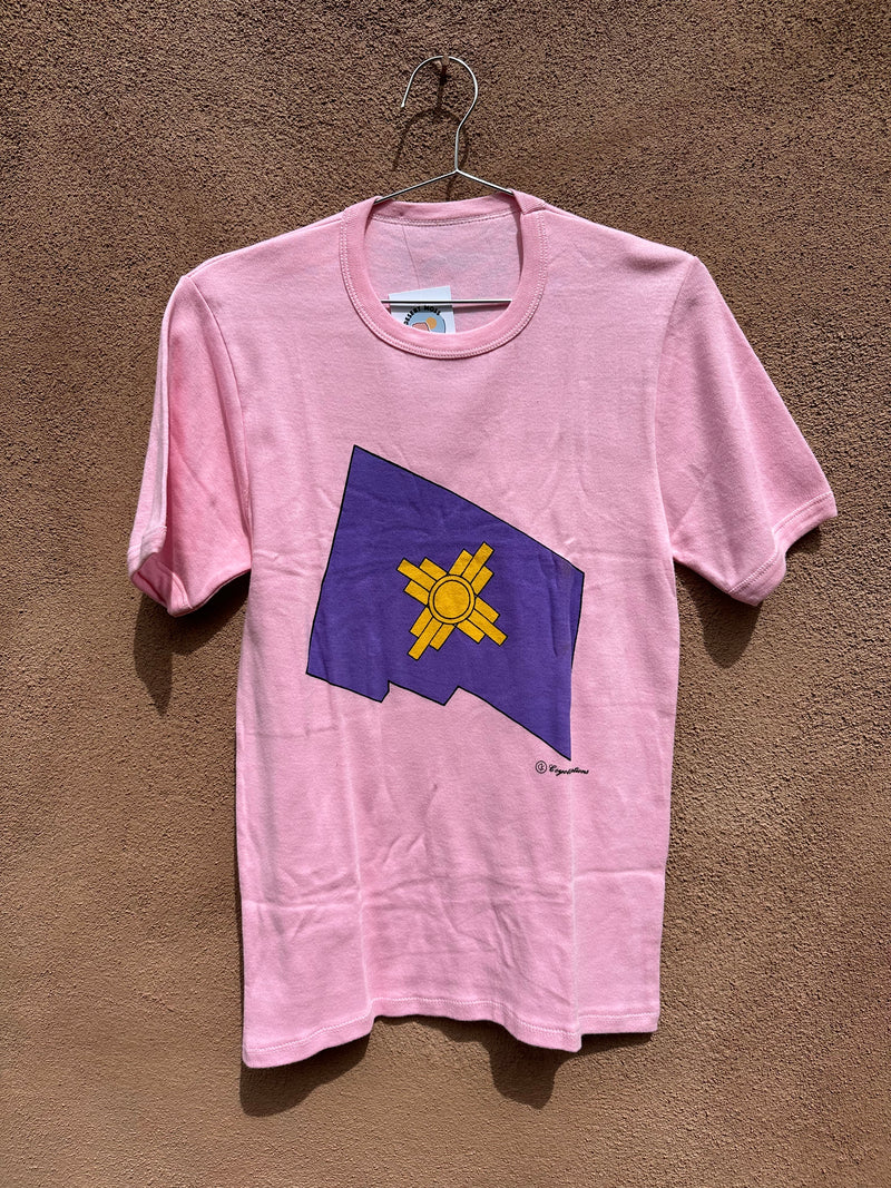 Light Pink Purple NM Flag Shirt by Coyote Creations