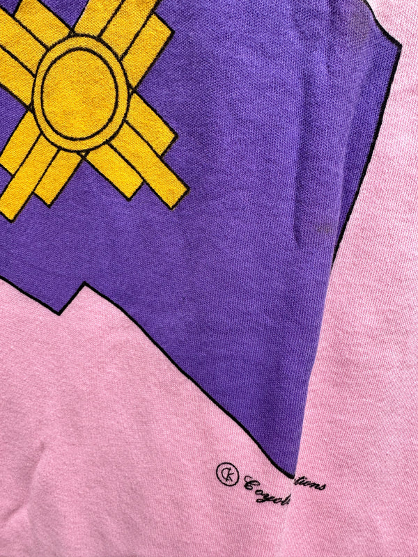 Light Pink Purple NM Flag Shirt by Coyote Creations