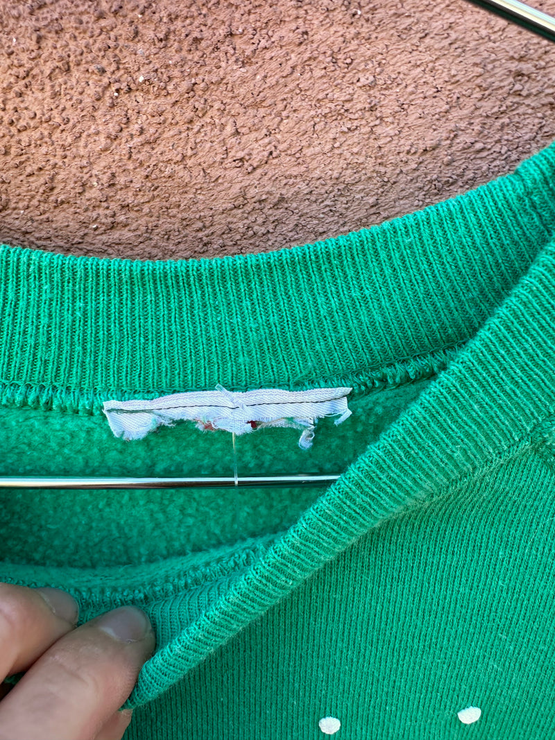 Green Ugly Xmas Snowman Sweatshirt