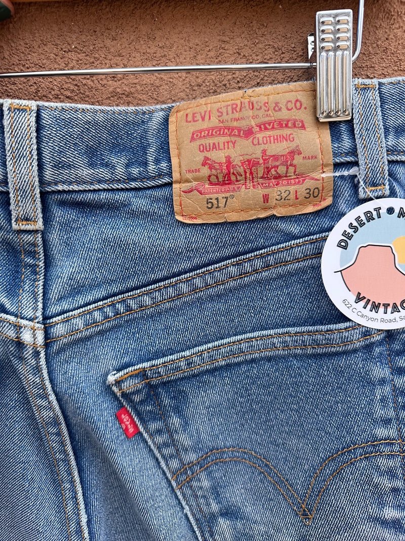 Levi's 517 Jeans with Great Worn Look 32 x 30