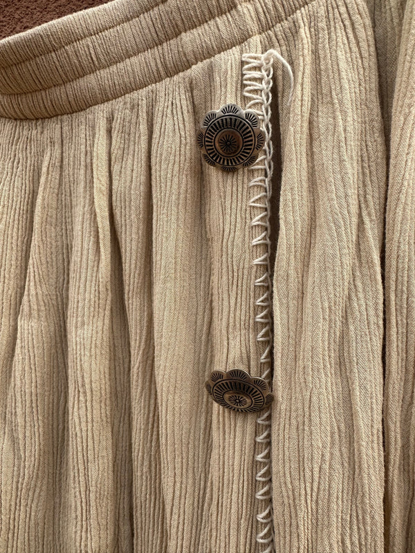 Deborah Murray Brush Skirt with Conchos