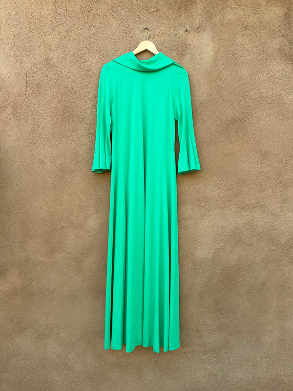 Saks Fifth Ave. Green Dress, 1960's Era