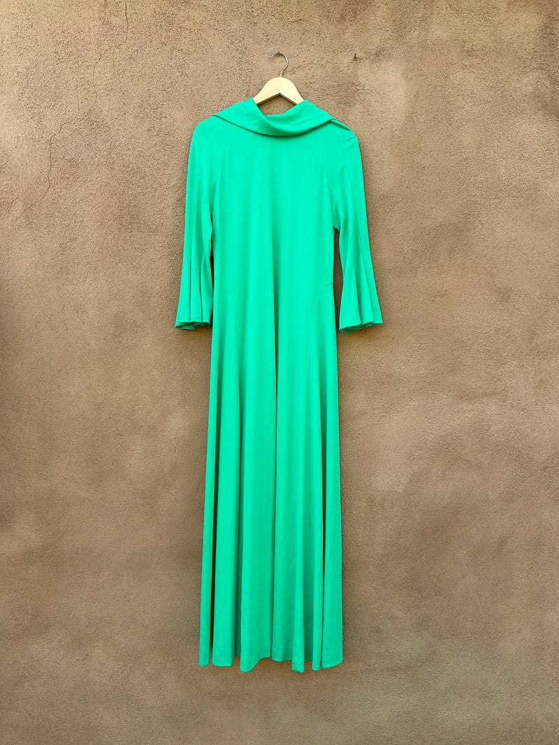 Saks Fifth Ave. Green Dress, 1960's Era