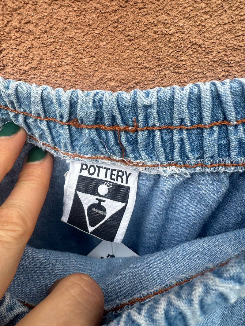 Denim Skirt by Pottery