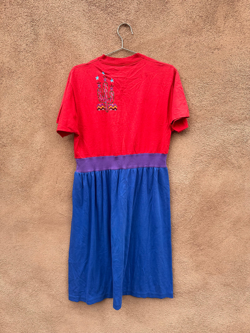 Puff Paint Southwestern Hand Made Dress