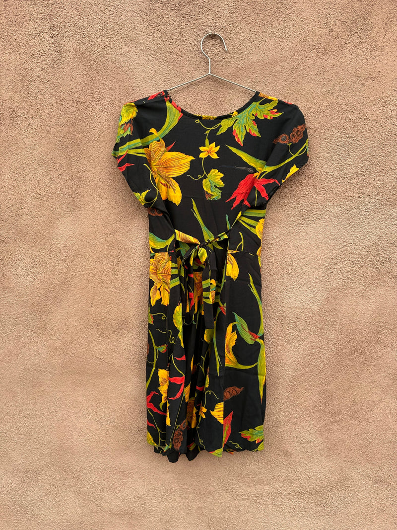 Dressing Clio Floral Rayon Dress