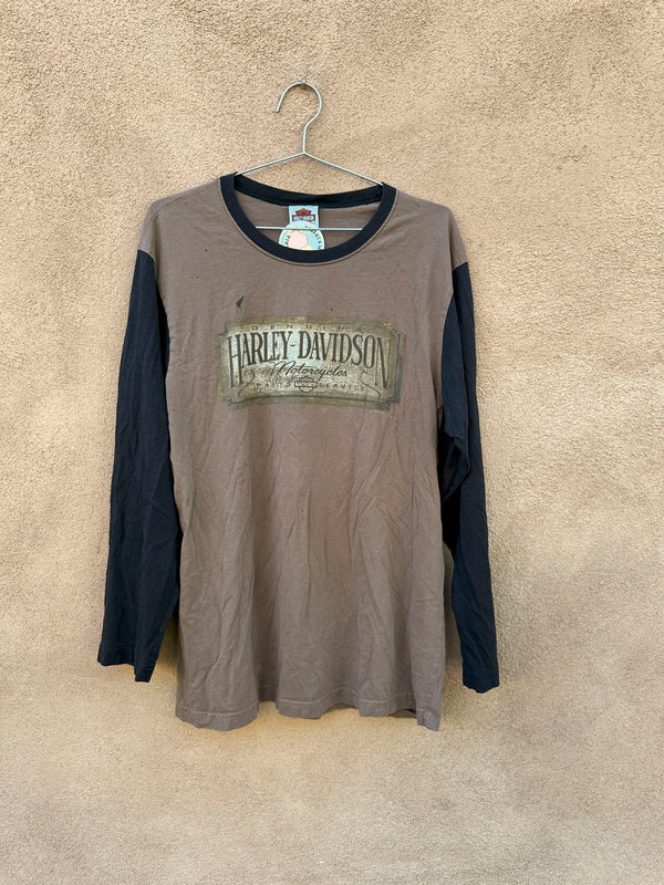 Greeley, CO Long Sleeve Harley Davidson Shirt - as is