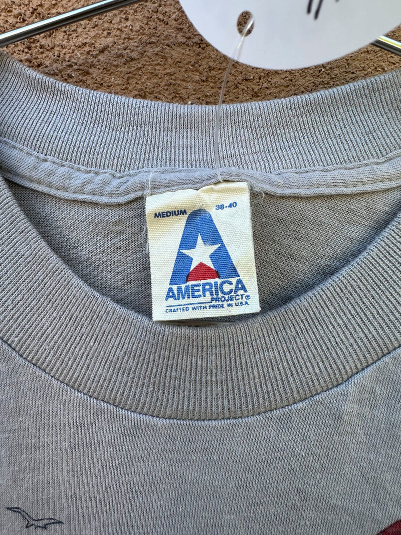 Where's the Beach Penguin T-shirt, 1980's