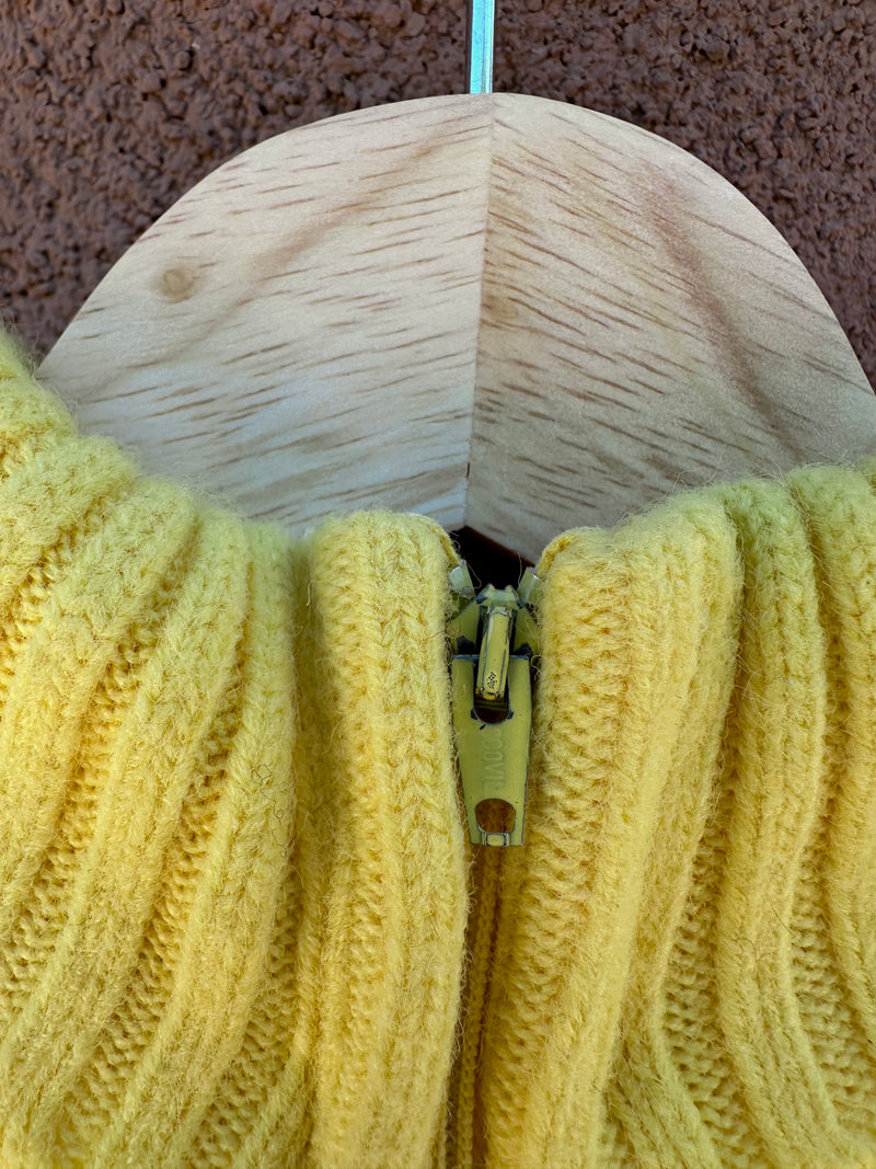 Yellow Turtleneck Sweater