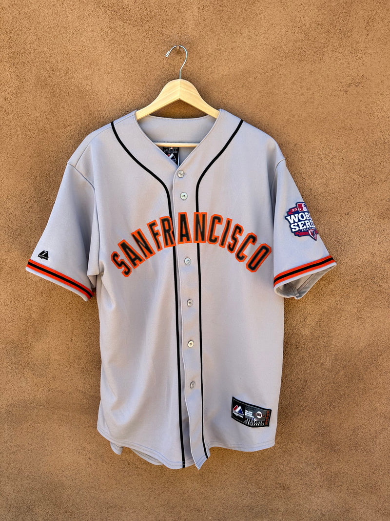 Gray S.F. Giants Buster Posey Jersey - 2012 World Series – DESERT