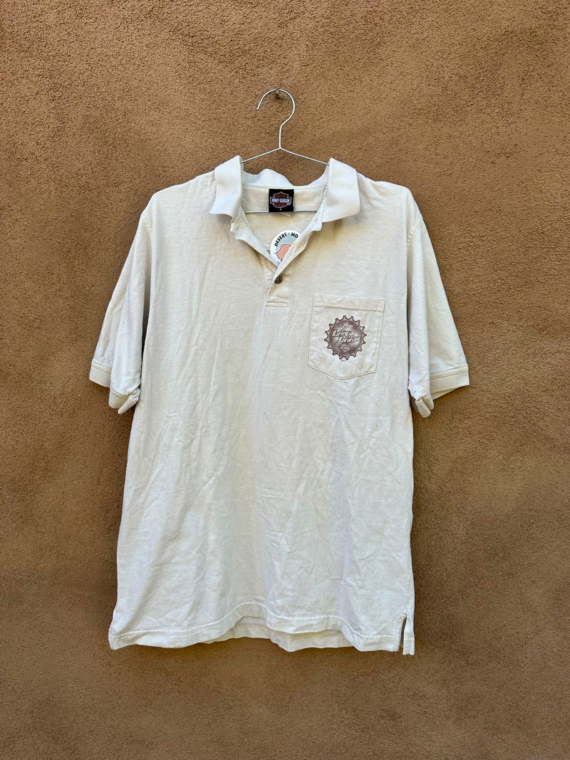 Harley Davidson Tan Polo Shirt