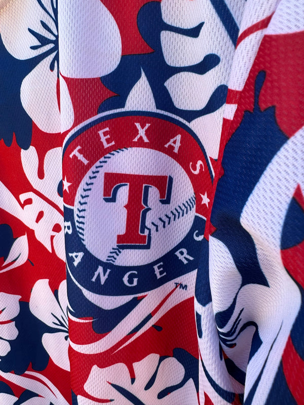 Texas Rangers Hawaiian Baseball Jersey