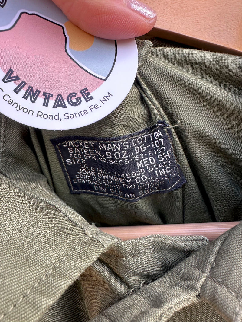 USAF Vietnam Era OG-107 9oz Sateen Flyers Jacket
